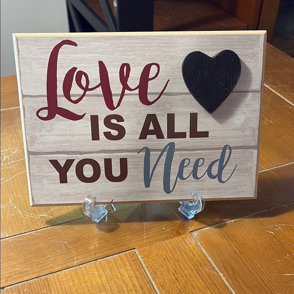 Love Is All You Need Wall Art Decor
